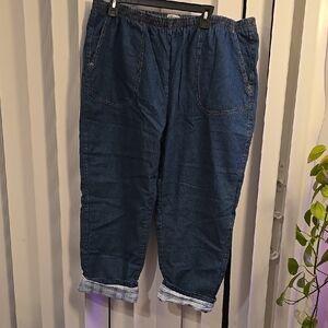 Haband Signature Blue Denim Jeans SIZE XL Petite